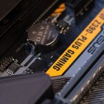 Gaming Components - Black and Gray Motherboard
