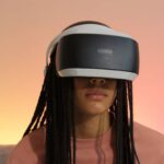 Gaming Station - Teenager with Braids in PS VR Headset